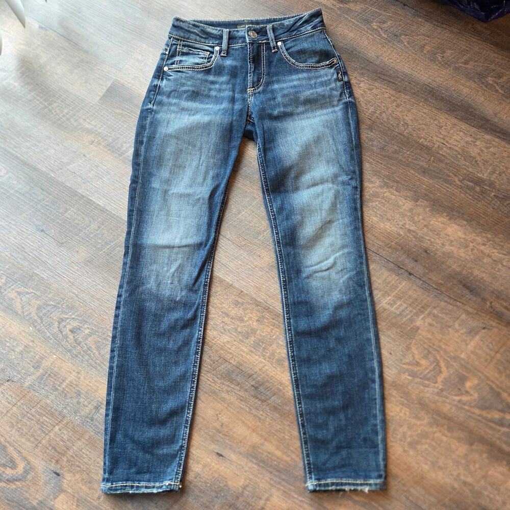 Silver Jeans Aiko Mid-Rise Bootcut Stretch W24/L29-00 XS